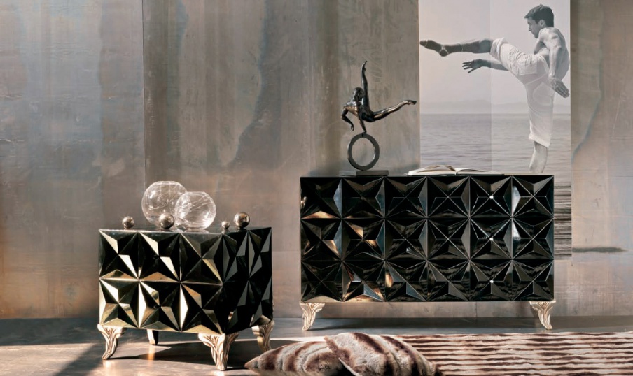 Dresser solid wood C382 Diamond, Bizzotto