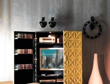 Cabinet for TV solid wood Diamond 550, Bizzotto