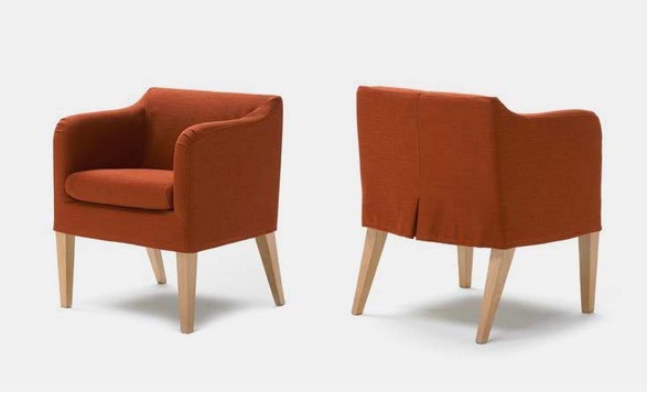 Chair with armrests, Willy - Biba Salotti