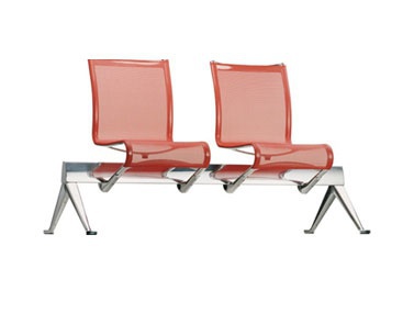 Seating system with base from aluminium and a body made of polyester and PVC Floatingframe, Alias