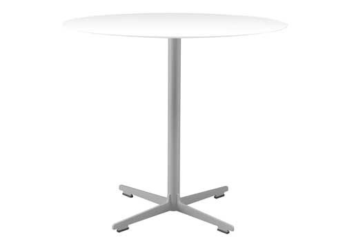 Table with frame in steel and top made of laminate Cross, Alias