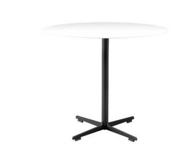 Table with frame in steel and top made of laminate Cross, Alias