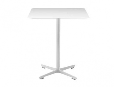 Table with frame in steel and top made of laminate Cross, Alias