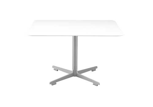 Table with frame in steel and top made of laminate Cross, Alias