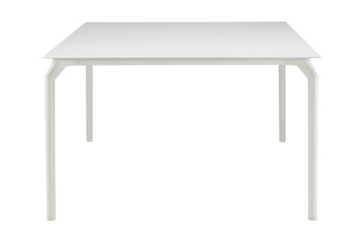 Table with aluminum frame construction and top of wood, metal or glass-Tec, Alias