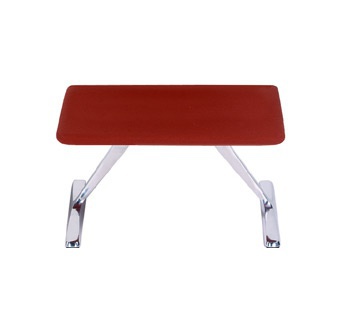 Stool with legs made from aluminium and seat in polyurethane TT1, Alias