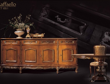 Sideboard with wooden case Raffaello, Angelo Cappellini