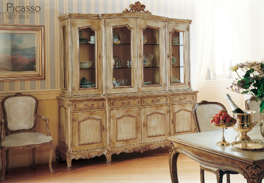 Sideboard with wooden case Picasso, Angelo Cappellini