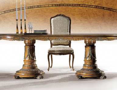 Dining table with wooden case Magnasco, Angelo Cappellini