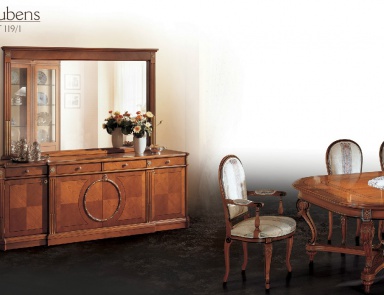 Sideboard with wooden case Rubens, Angelo Cappellini