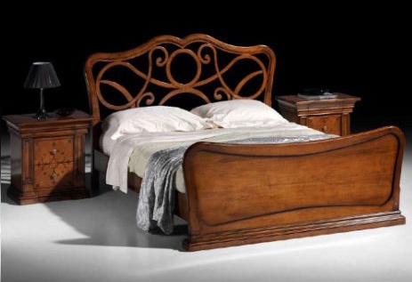 Double bed with high headboard, Bordignon Camillo
