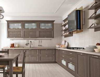 Kitchen (Suite kitchen) with built excellent lighting tool, LUBE Cucine