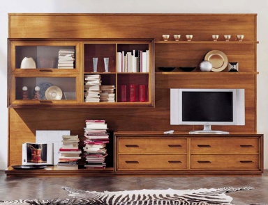 Furniture for TV and books AB015, Bizzotto