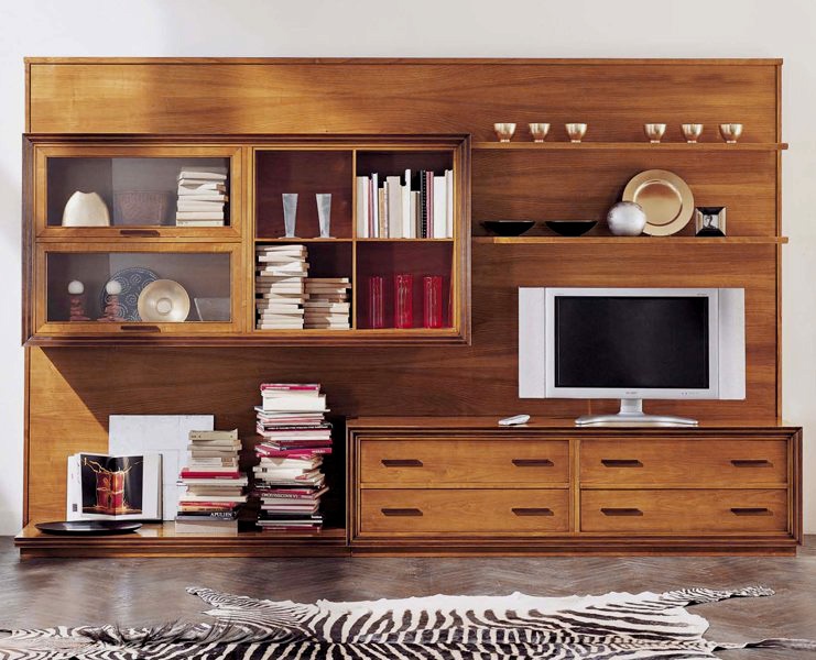 Furniture for TV and books AB015, Bizzotto