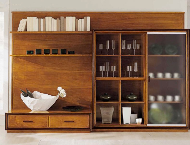 Furniture for TV and books AB011, Bizzotto