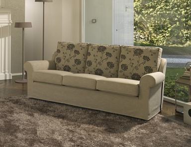 Sofa upholstered in leather or fabric DolceZia, Bodema