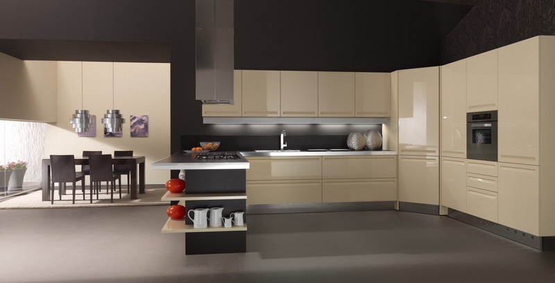 Set for the kitchen on a frame of wood, Astra