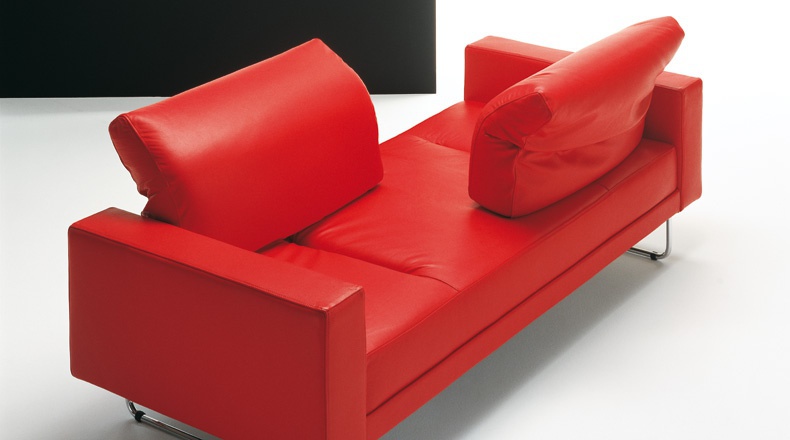 Sofa upholstered in leather or fabric Reform, Bodema