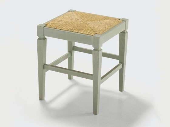 Stool with woven seat, Astra
