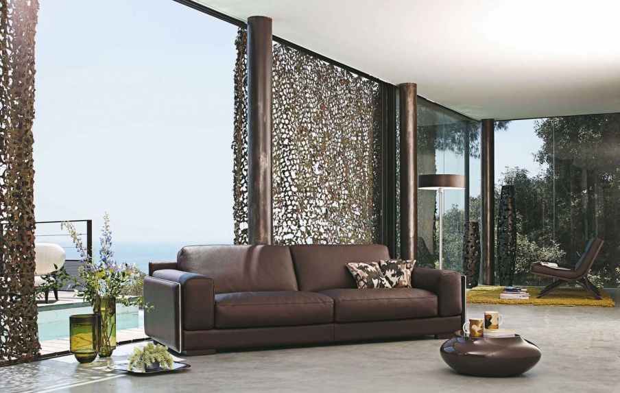 The sofa is modular, Aroma - Roche Bobois