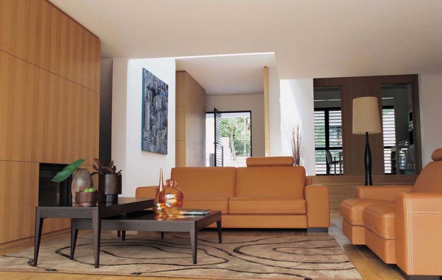 Modular sofa, Caramel - Roche Bobois