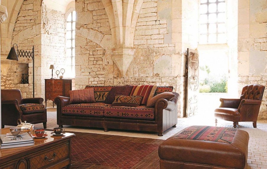 The sofa is modular, Cepage - Roche Bobois