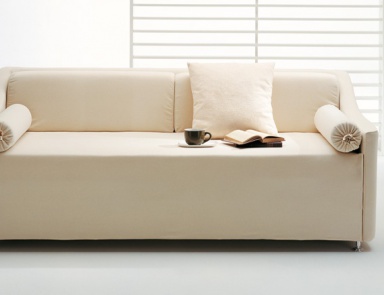 Sofa upholstered in leather or fabric Junior 1, Bodema