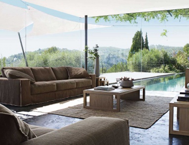 The sofa is modular, Karawan - Roche Bobois