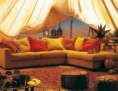 The sofa is modular, Landscape - Roche Bobois