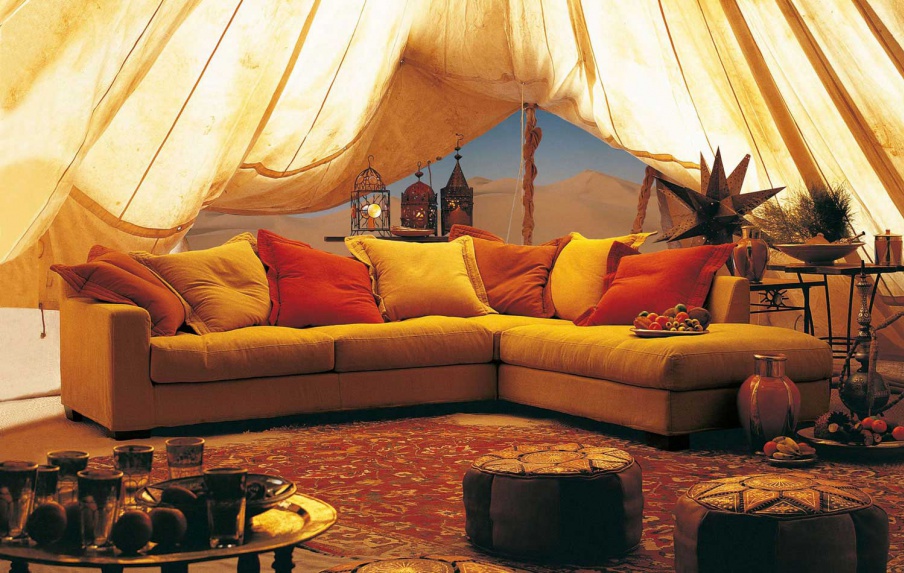 The sofa is modular, Landscape - Roche Bobois