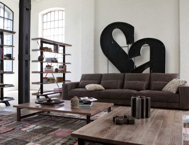 The sofa is modular, Madeos - Roche Bobois