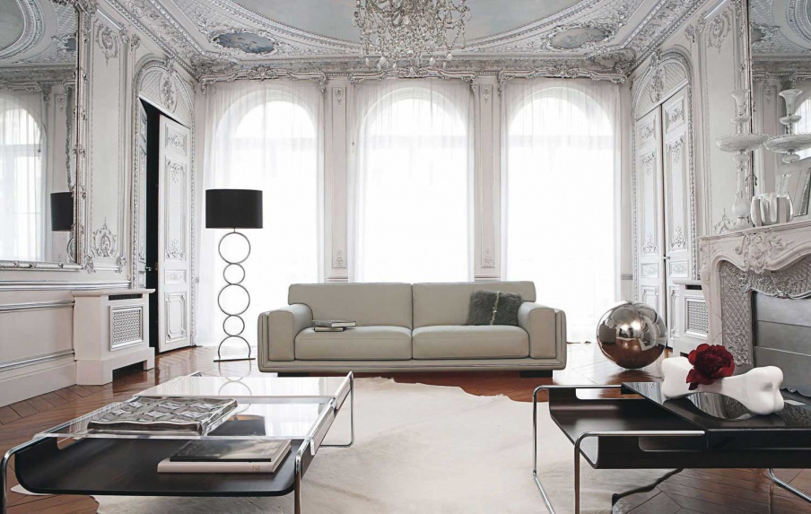 The sofa is modular, Neva - Roche Bobois
