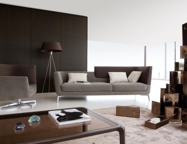 The sofa is modular, Vertige - Roche Bobois