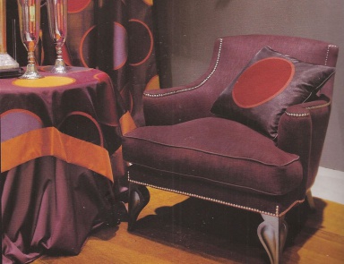 Chair with armrests, Lopez - Bruno Zampa