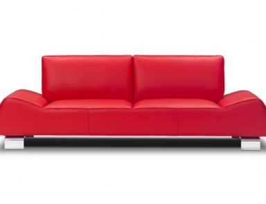 Two-seater sofa with frame fully hidden, Calia Italia