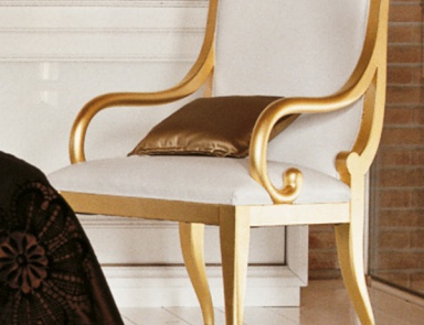 Chair with hard armrests Klimt, Luciano Zonta