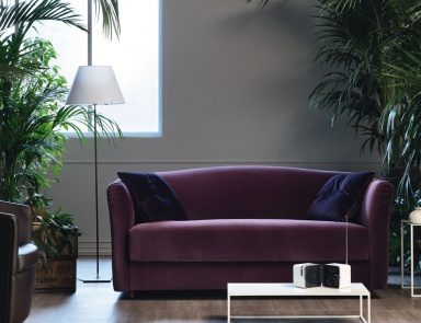 A sofa upholstered in a Valentino velvet, Bodema