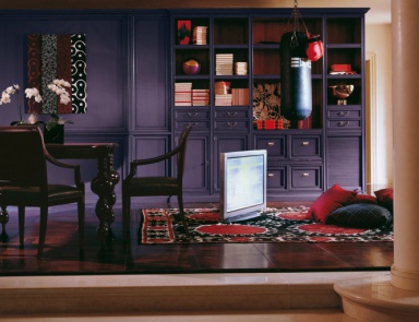 The "direttorio" style for the living room wall, Luciano Zonta