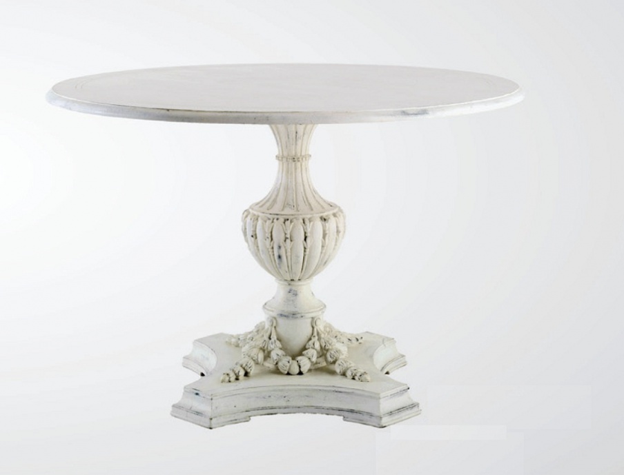 Dining table round solid wood, Chelini