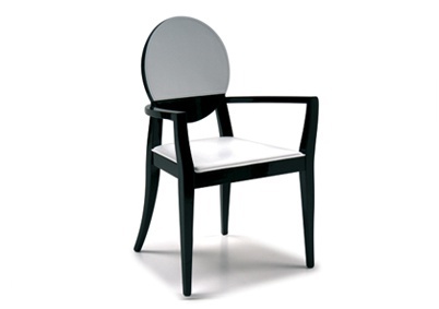 Chair with armrests, Calligaris