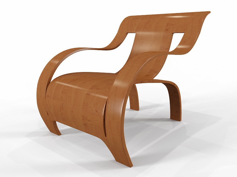 A chair made of plywood beech Museum, Alivar