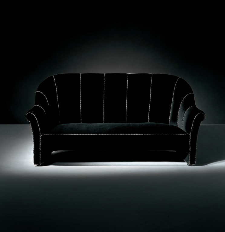 Three seater sofa with frame of wood Museum, Alivar