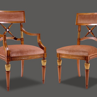 Chair with high back