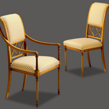 Chair with high back