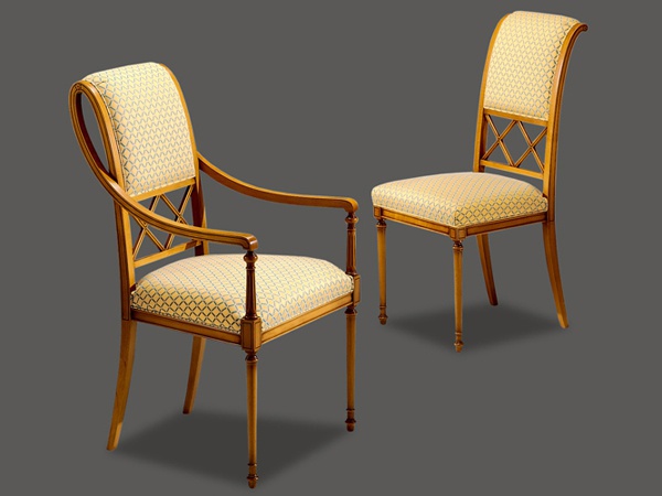 Chair with high back, Busnelli Adamo