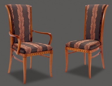 Chair with high back, Busnelli Adamo