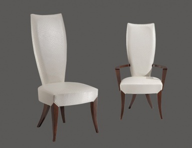Chair with high back, Busnelli Adamo