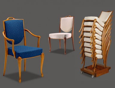 Chair with high back, Busnelli Adamo