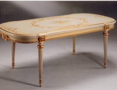 The oval table Meroni Francesco