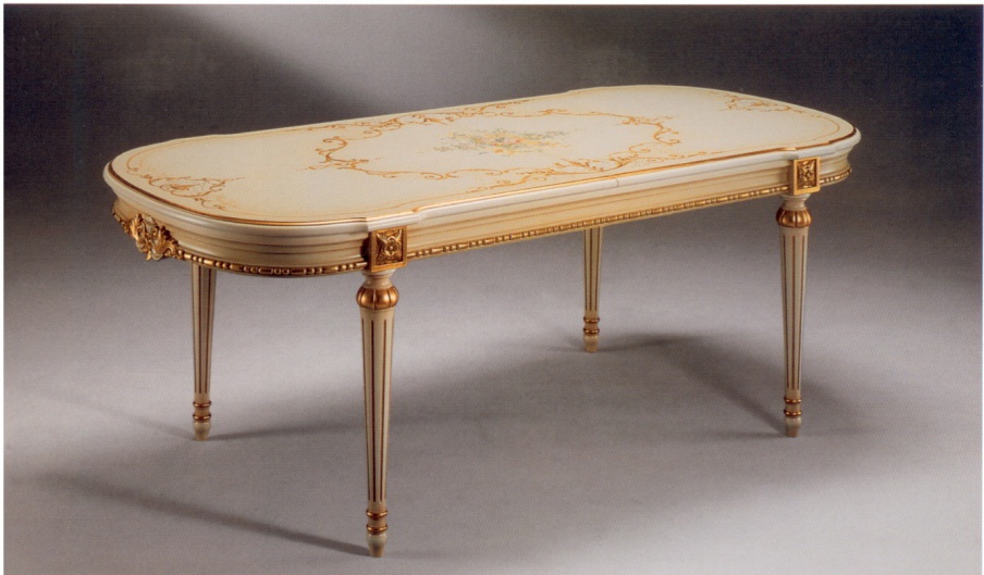 The oval table Meroni Francesco